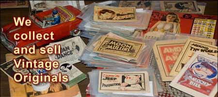 photo of our vintage tijuana bible collection